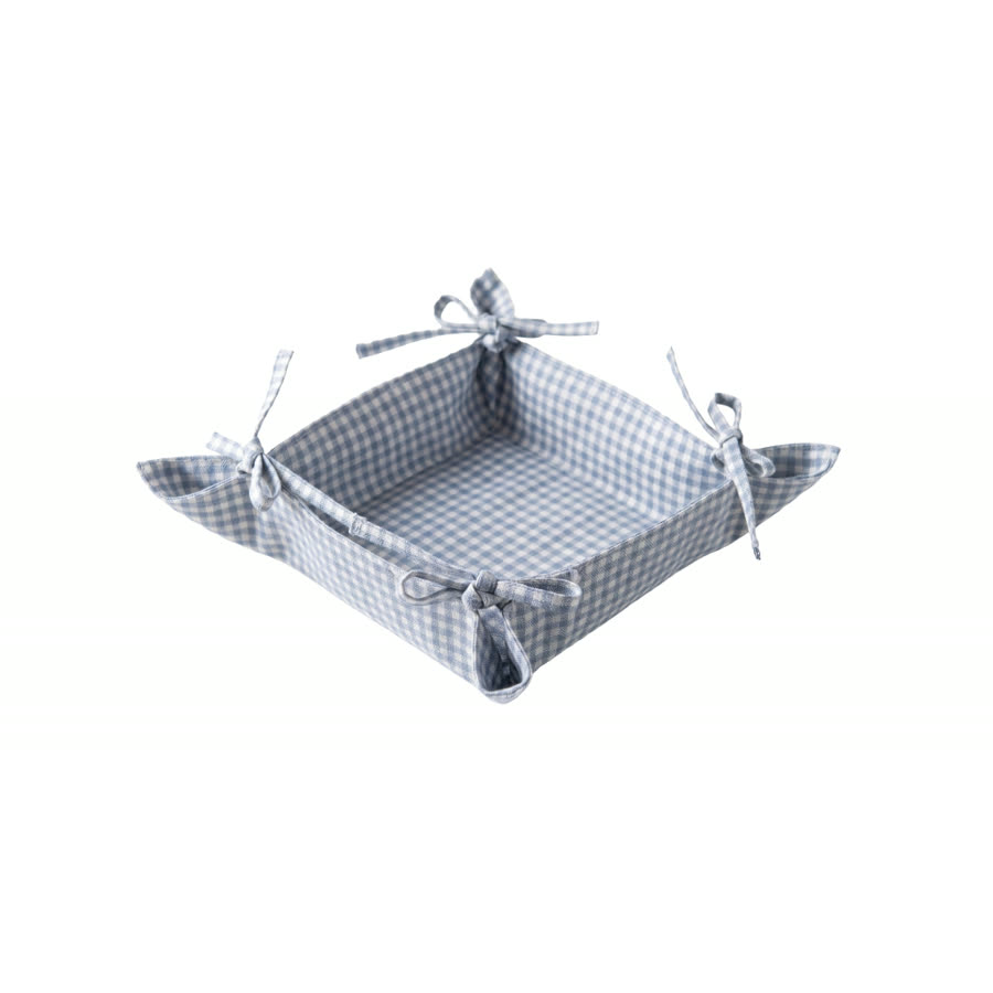 Square Bread Basket – With Ties