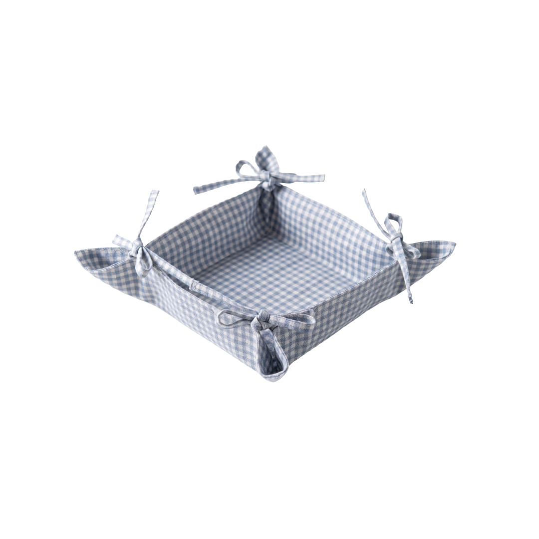 Square Bread Basket – With Ties