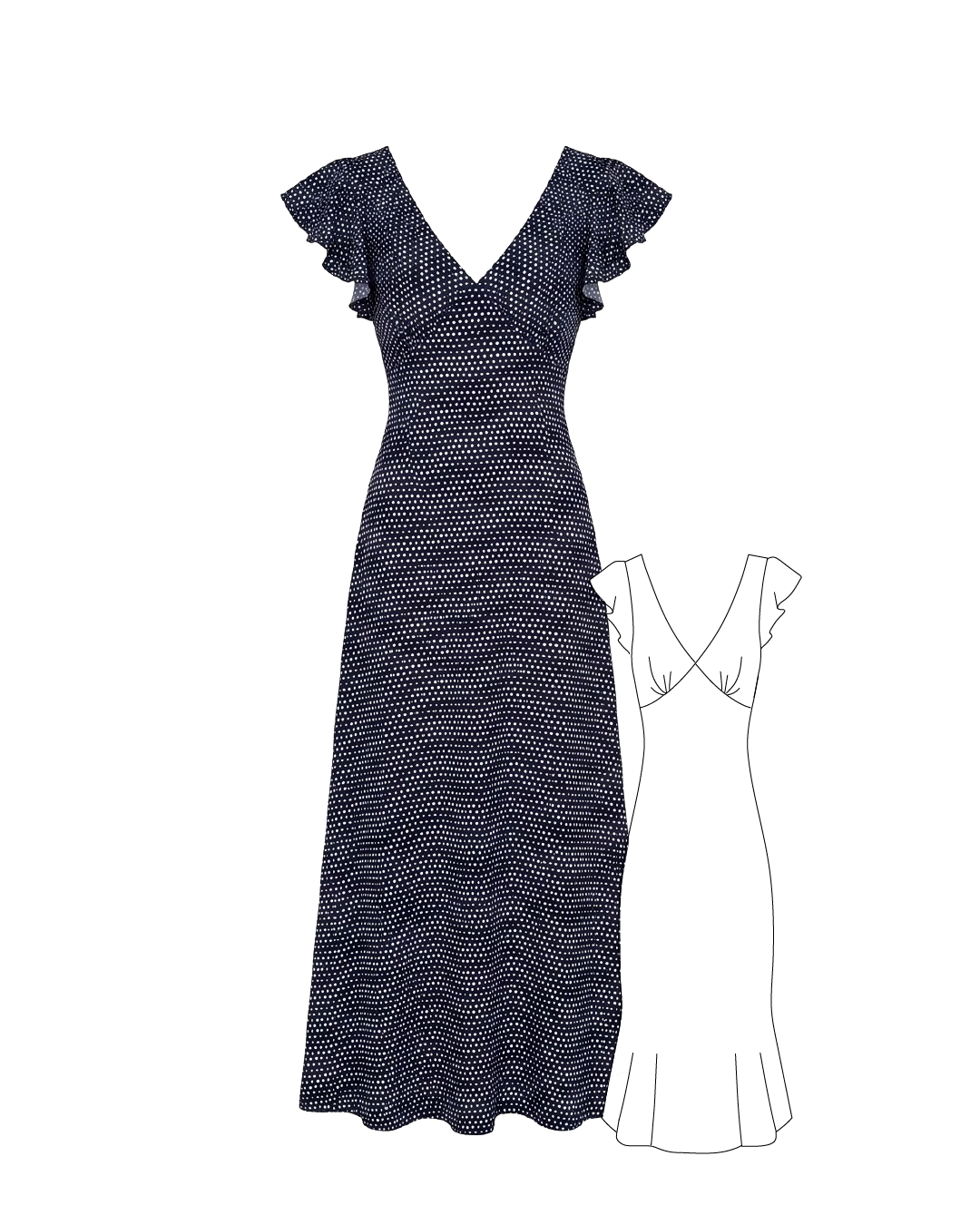 Eva Vintage Bias Cut